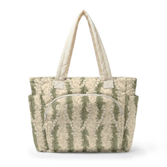 Pikake Sage puff duffle bag